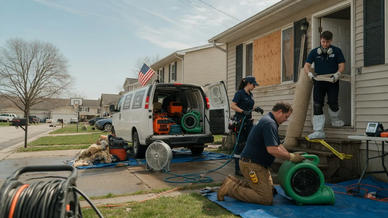 Water Damage Restoration in Thayer, IL near me